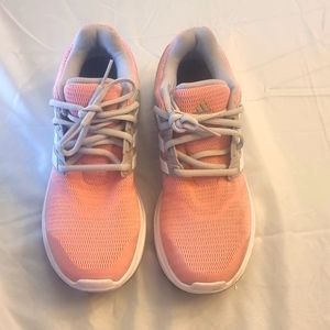 Adidas coral running shoes size 9